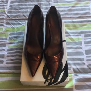 Nine West purple pumps